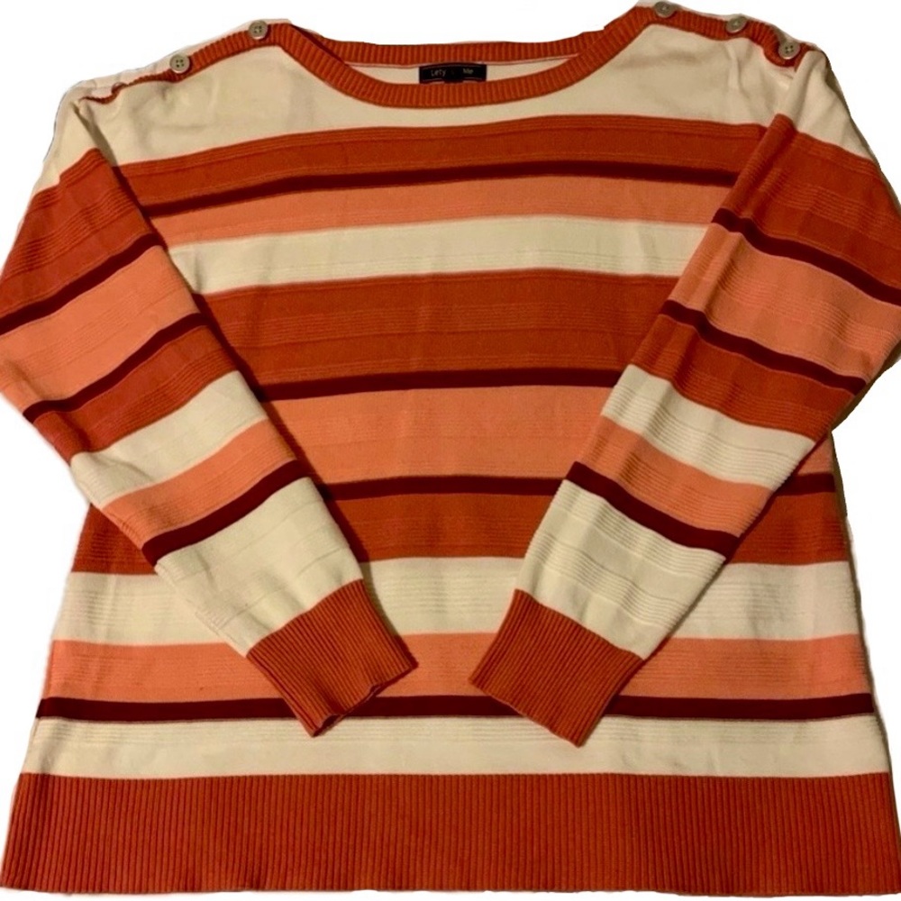 Striped woman’s long sleeve shirt